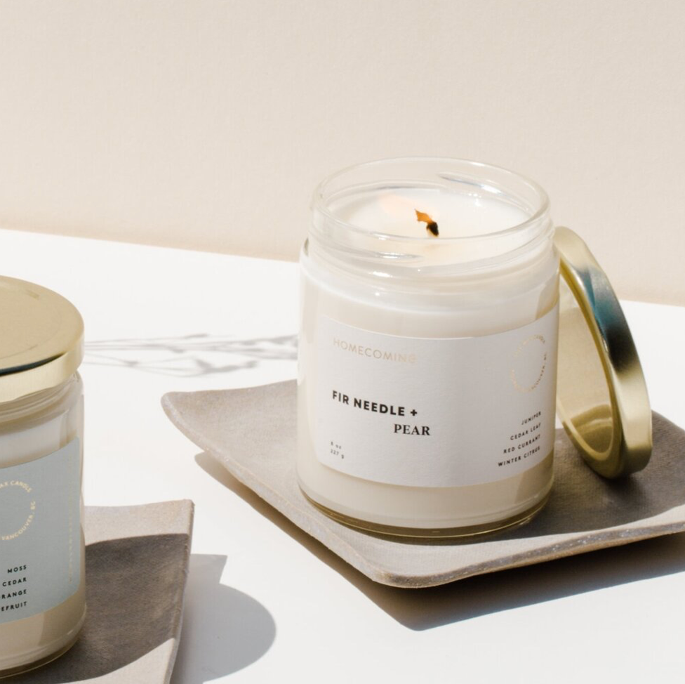 Fir Needle and Pear Soy Wax Candle