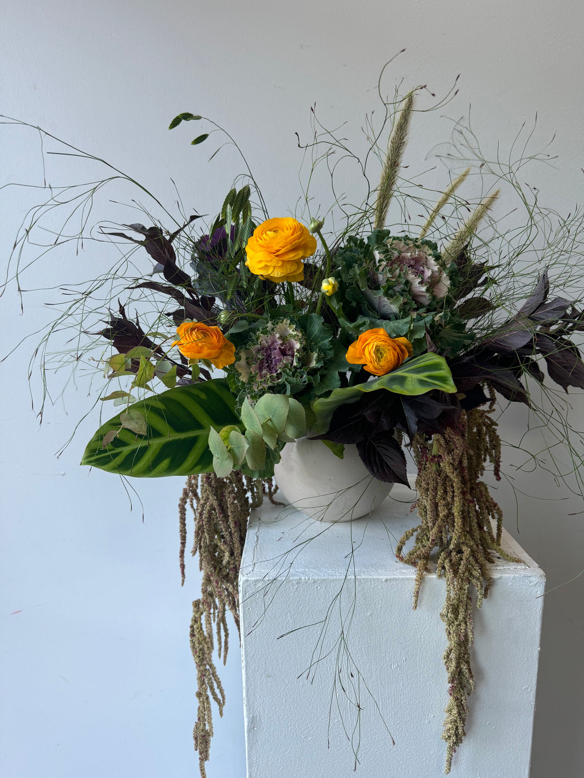Colourful Thanksgiving Designers Vase Arrangement