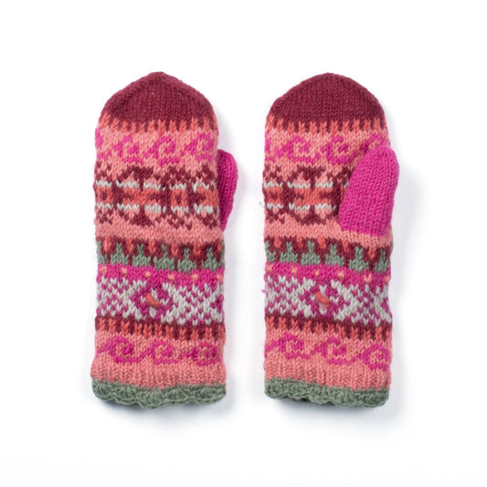Innsbruck Hand-Knit Wool Mittens
