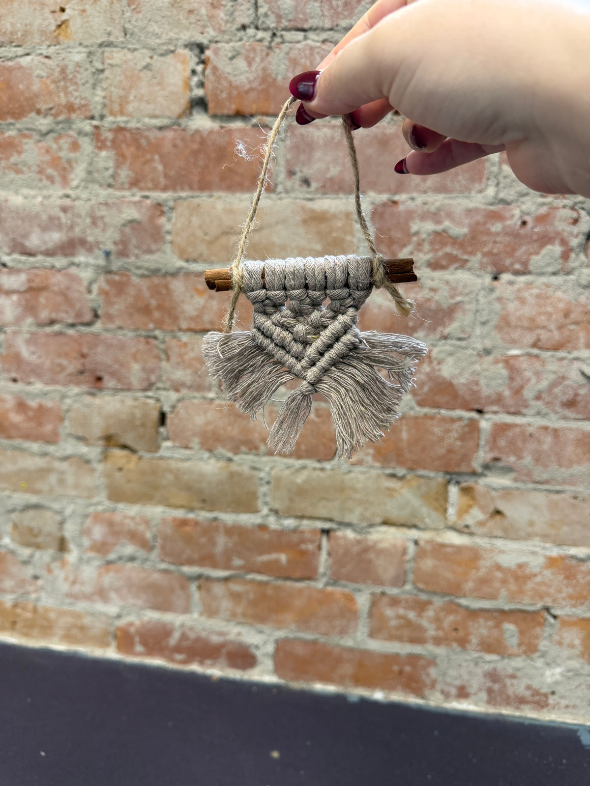 Handmade Macramé Christmas Ornament