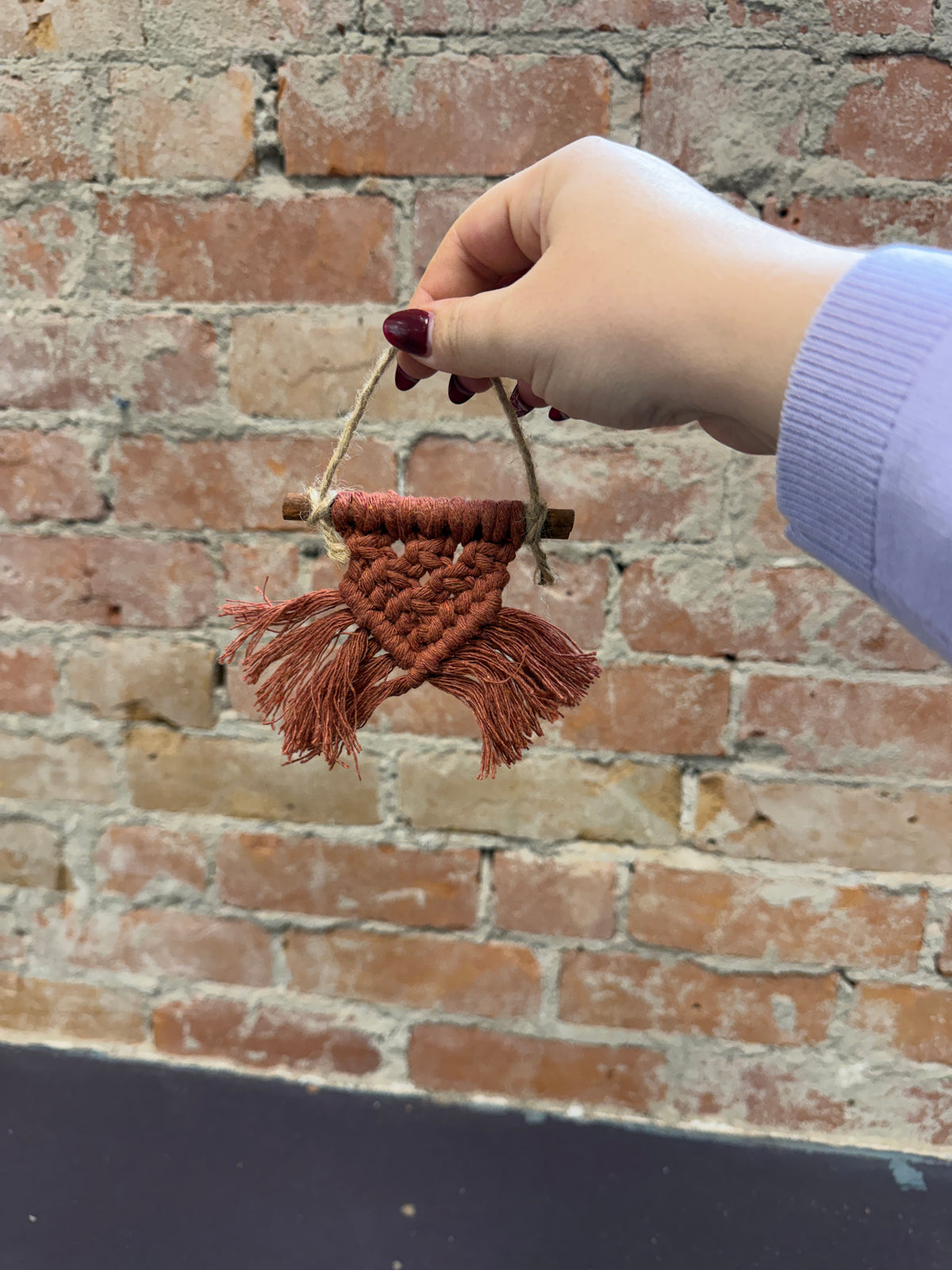 Handmade Macramé Christmas Ornament