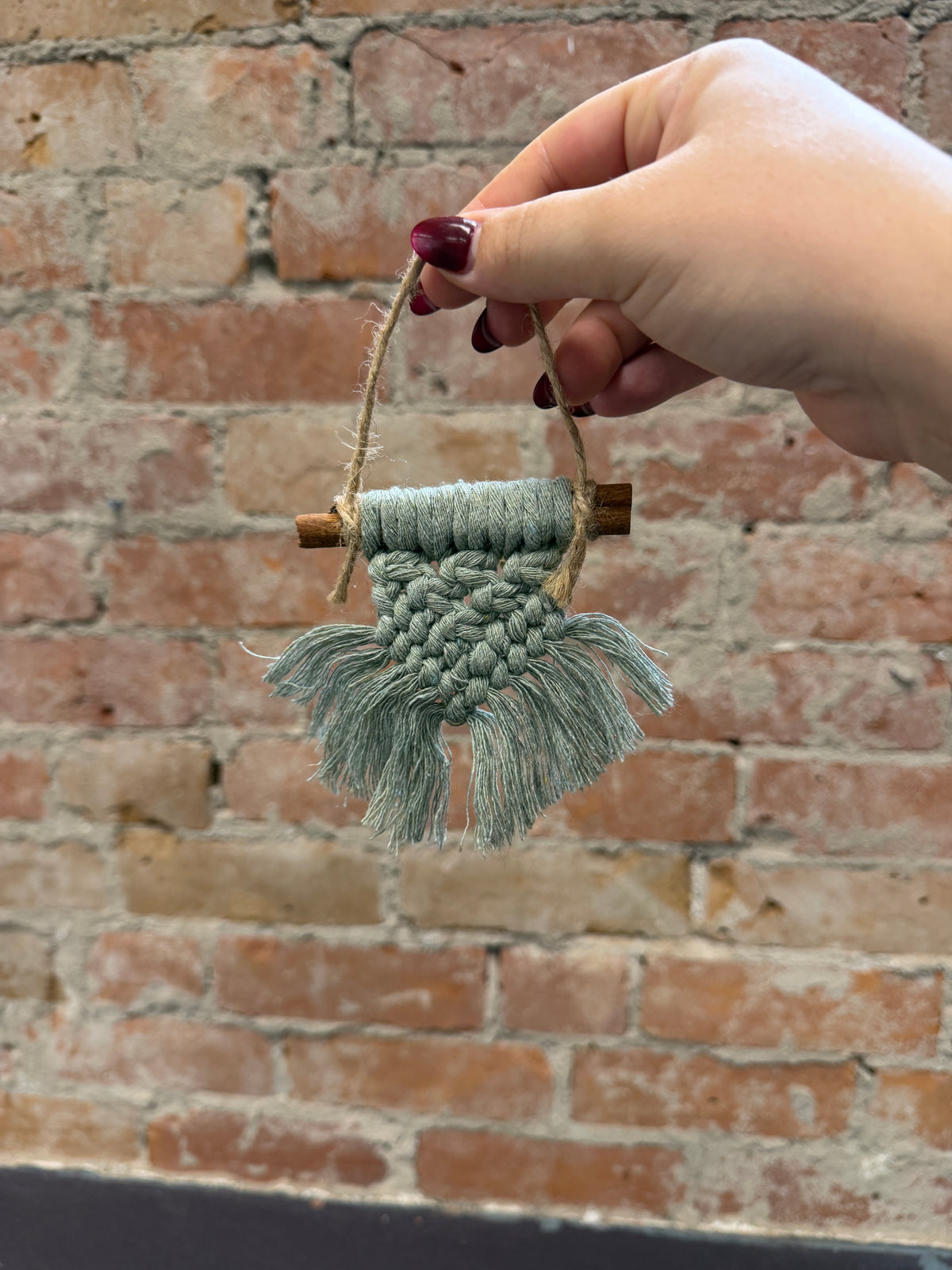 Handmade Macramé Christmas Ornament