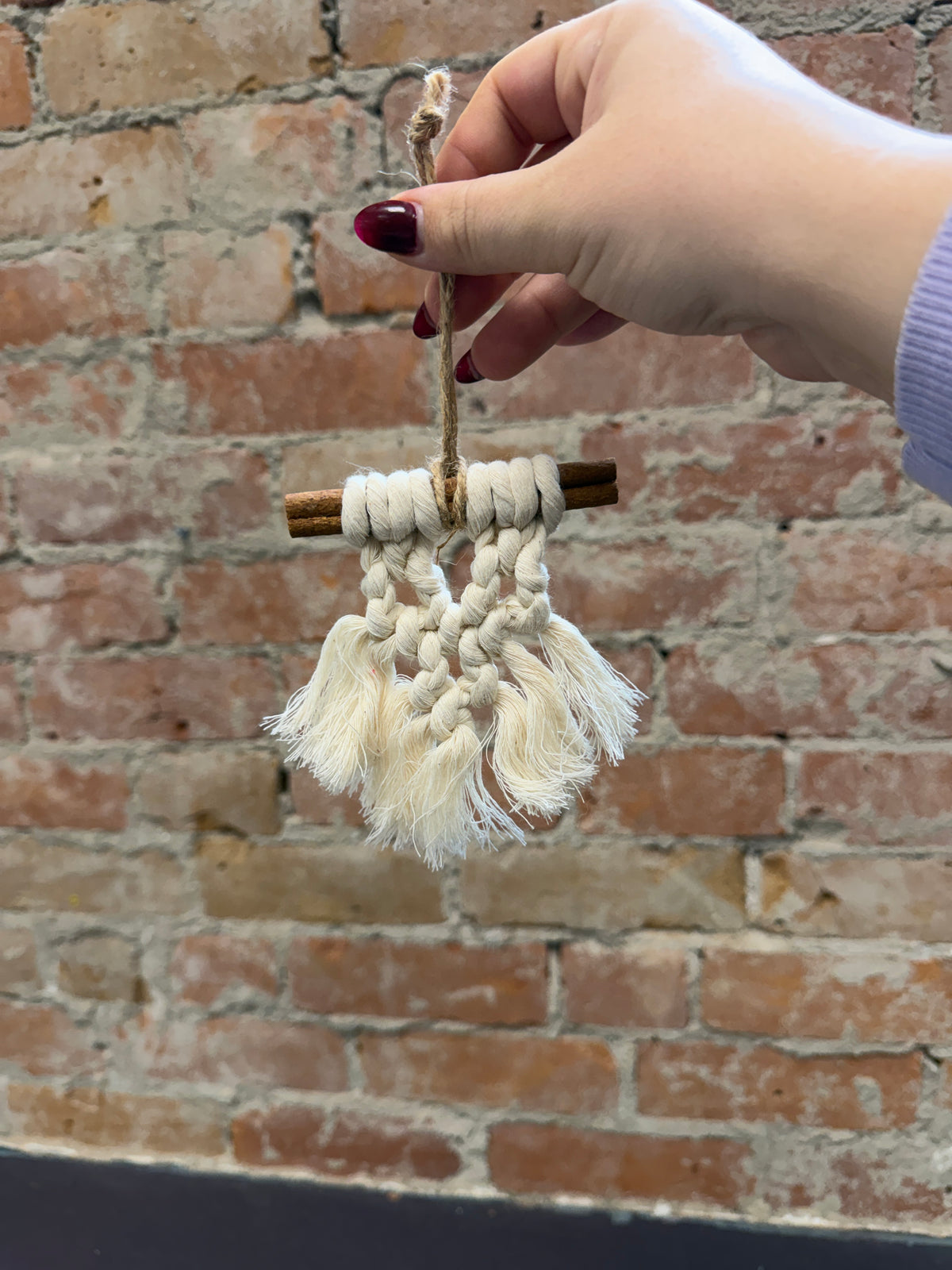 Handmade Macramé Christmas Ornament