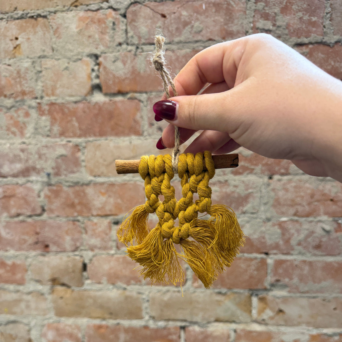 Handmade Macramé Christmas Ornament