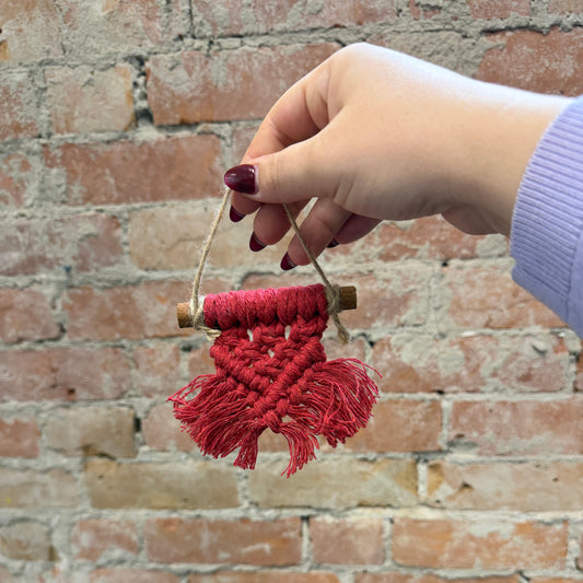 Handmade Macramé Christmas Ornament