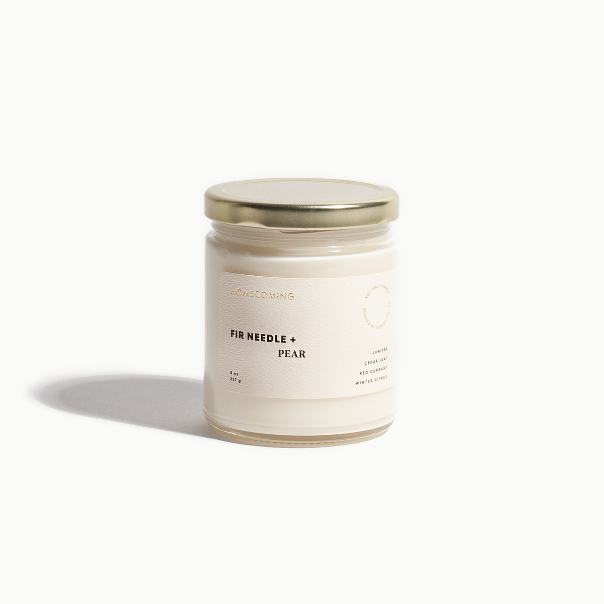 Fir Needle and Pear Soy Wax Candle