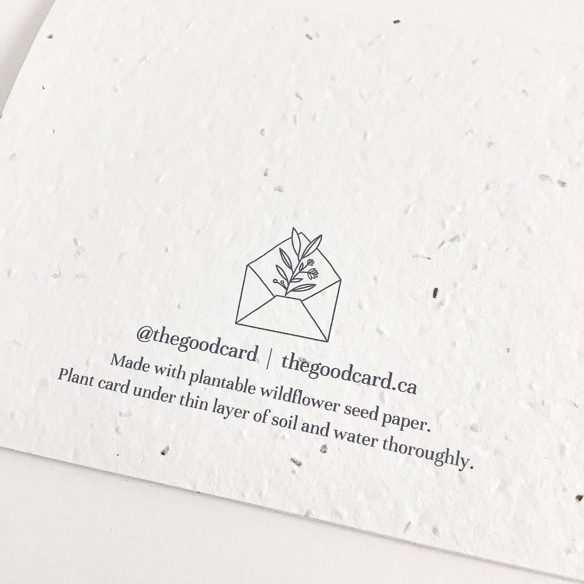 "Happy New Home" Plantable Wildflower Seed Paper Card